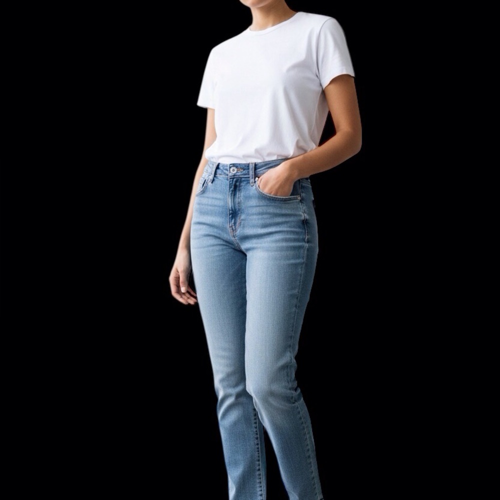EUC...American Eagle Outfitters Light Blue High Rise Jeans